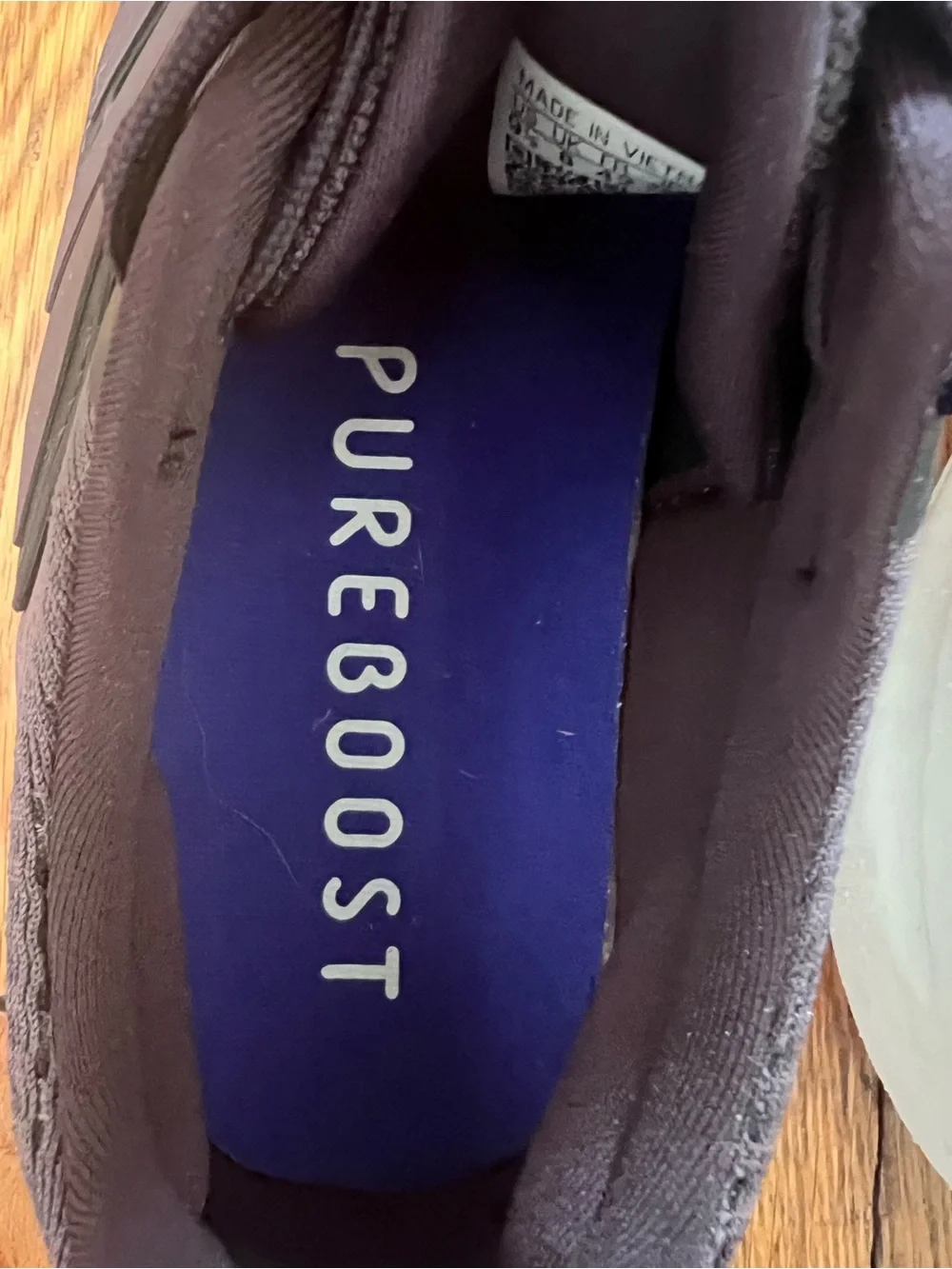 adidas Pureboost Purple Running Shoes Women’s 9.5